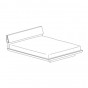 headboard flush with bed frame