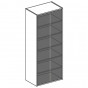 con n.2 ante battenti cm 45 h.217 a tutta altezza - +€ 205,32