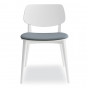 upholstered seat and wooden backrest - +€47.56