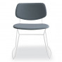 upholstered seat and backrest