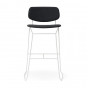 upholstered seat and backrest