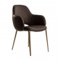armchair with smooth backrest - +€68.32