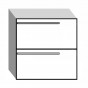 horizontal, off-centre to the left