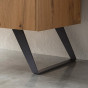 staffa inclinata - cm h.20 (h. credenza: cm 84,2)