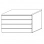 chest of 4 drawers - h. cm 69 - +€277.55