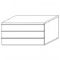 chest of 3 drawers - h. cm 53 - +€147.42