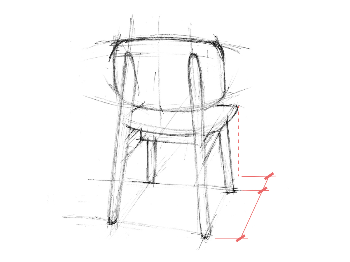 Protondità sedia