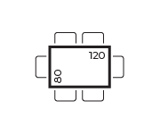 Table seats scheme