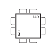 Table seats scheme