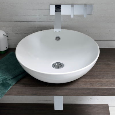 Lavabo tuttofuori in ceramica