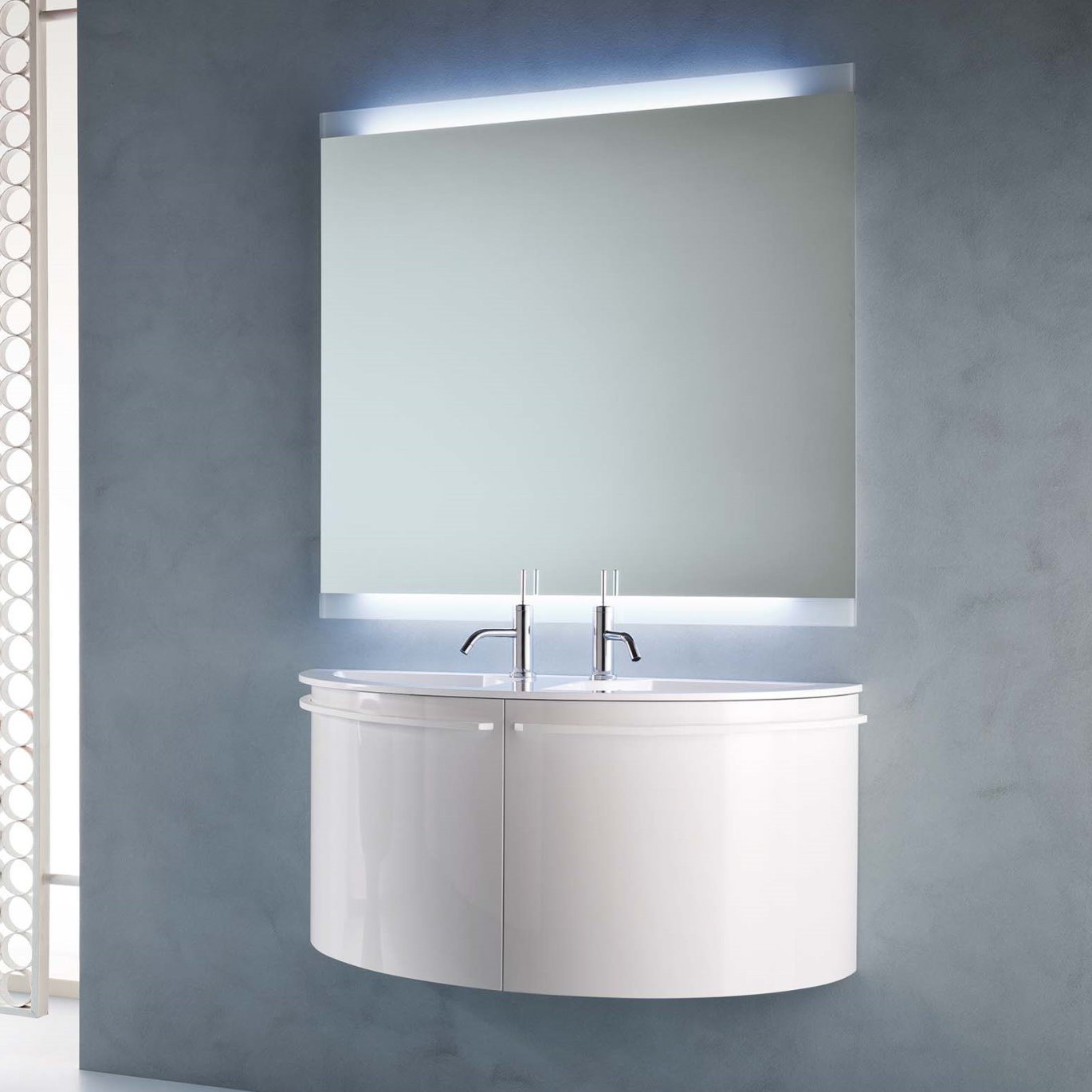 Mobile bagno con doppio lavabo Hour K01