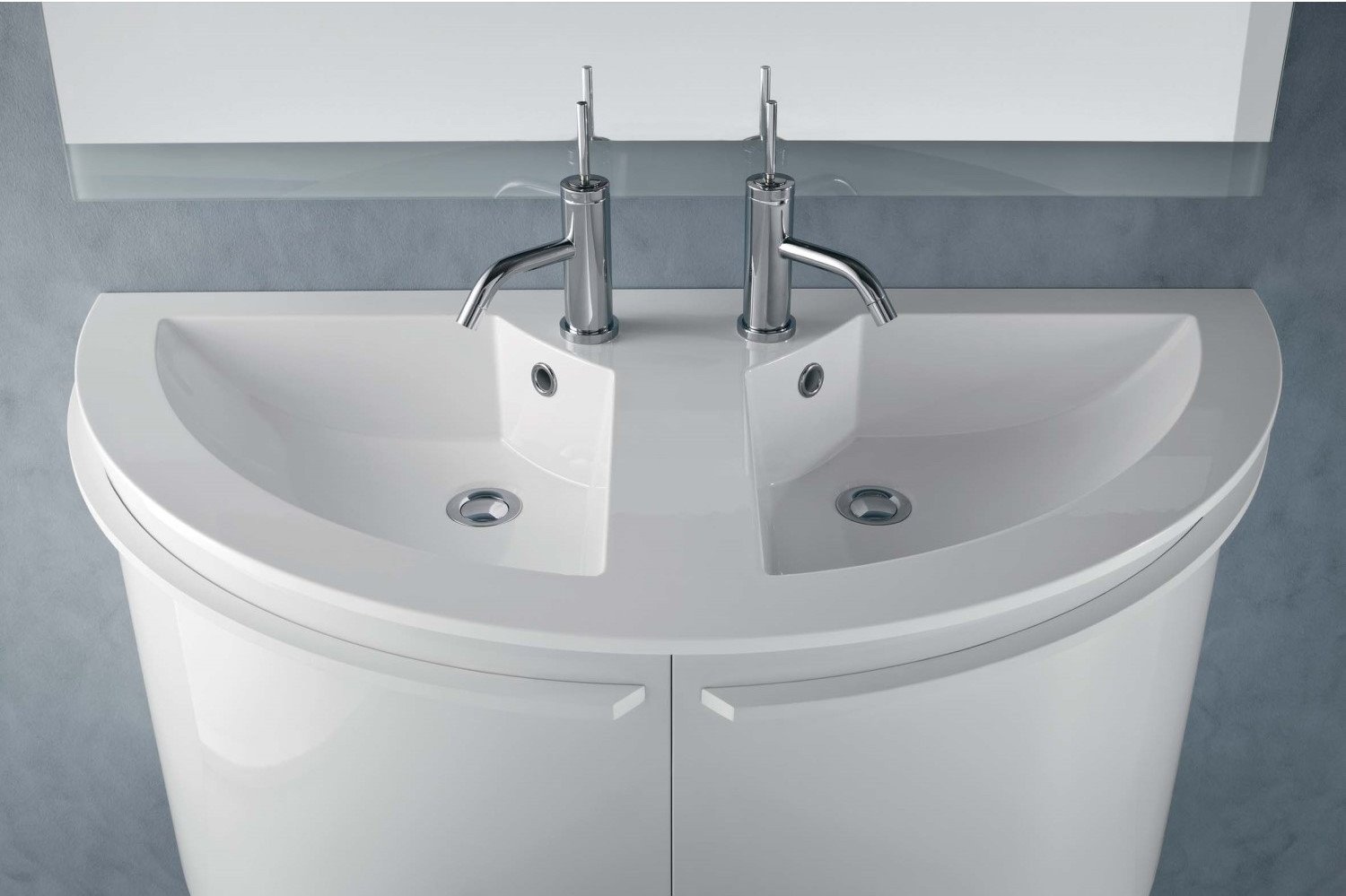 Mobile bagno Hour K01 visto dall'alto