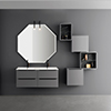 Arredo bagno grigio