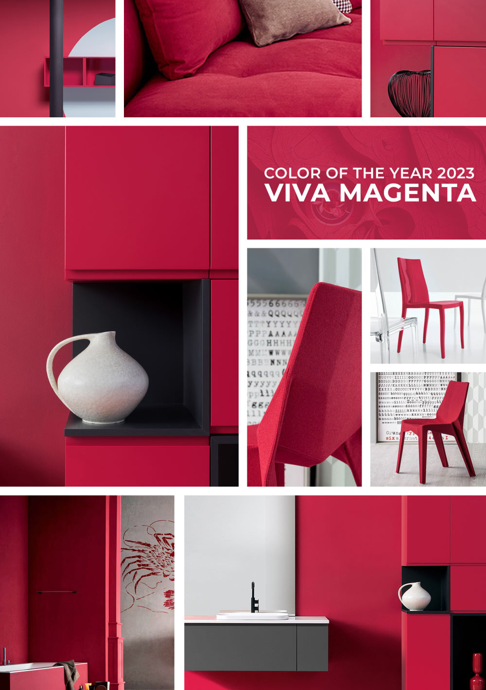 Viva Magenta - Moodboard di diotti.com