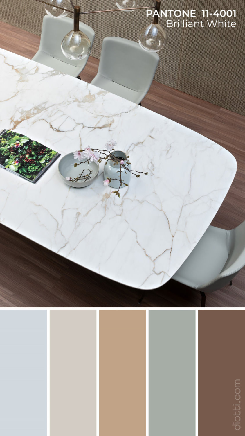 Palette di colori Brilliant White