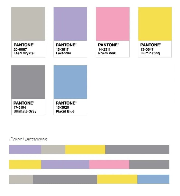 Palette Pantone Enlightment