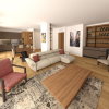 I nostri progetti: render di un open space moderno di 60 mq