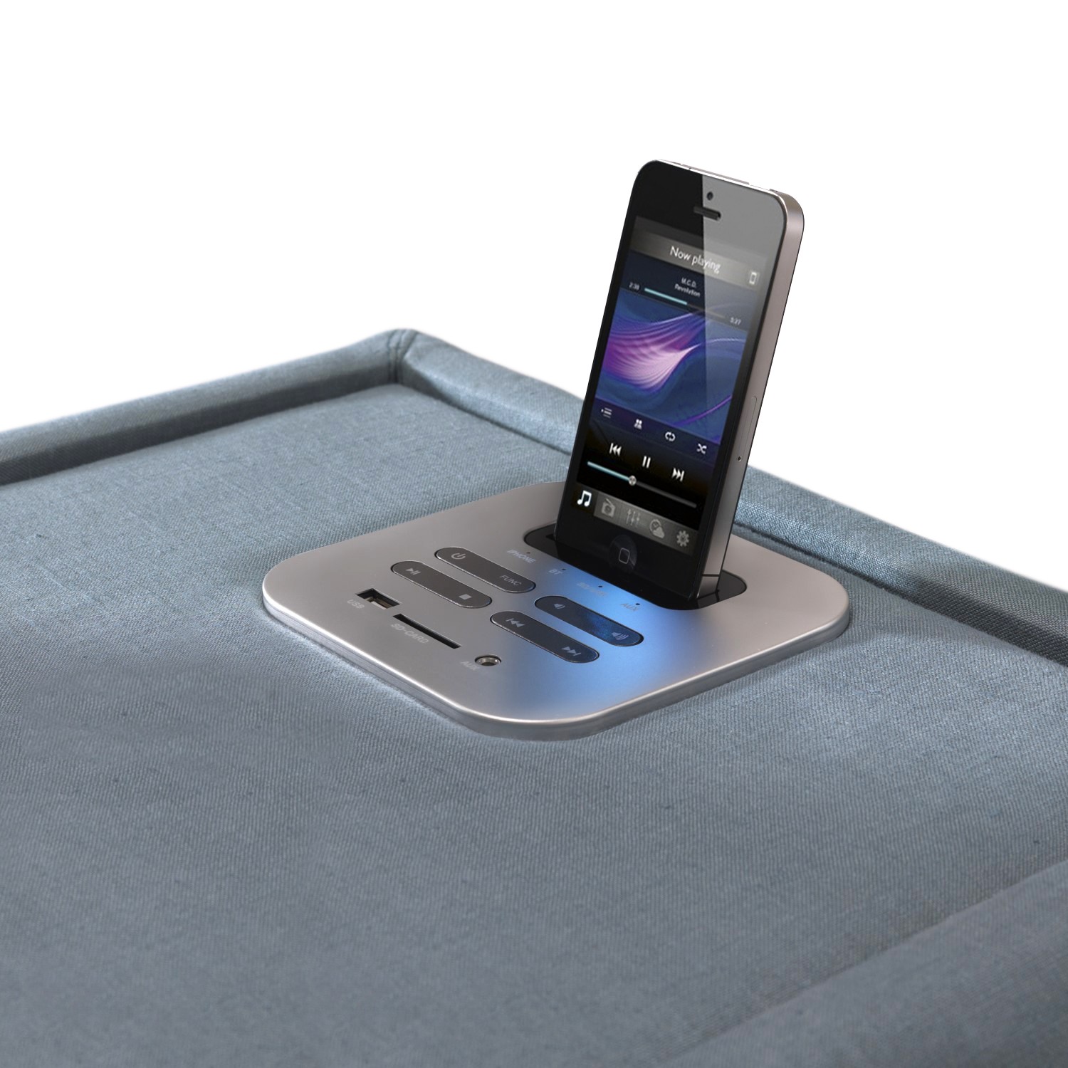 Comodino contenitore con dock station Soho