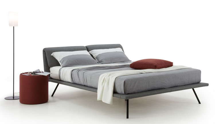 Letto king size compatto Baloo larghezza cm 192 x 210 con materasso 180 x 190