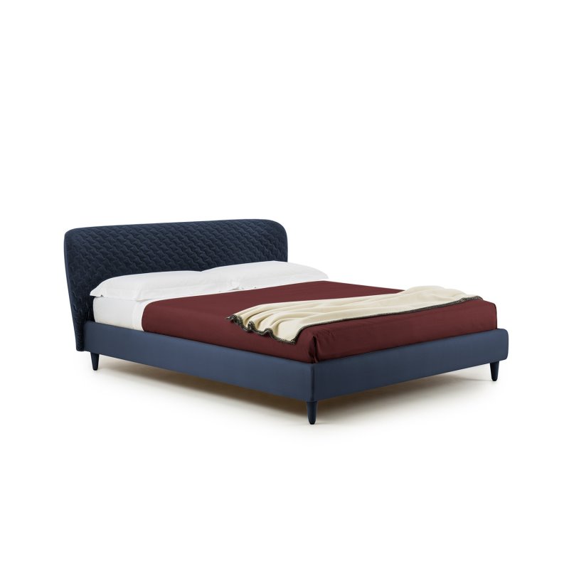 Letto con testiera trapuntata Ribbon