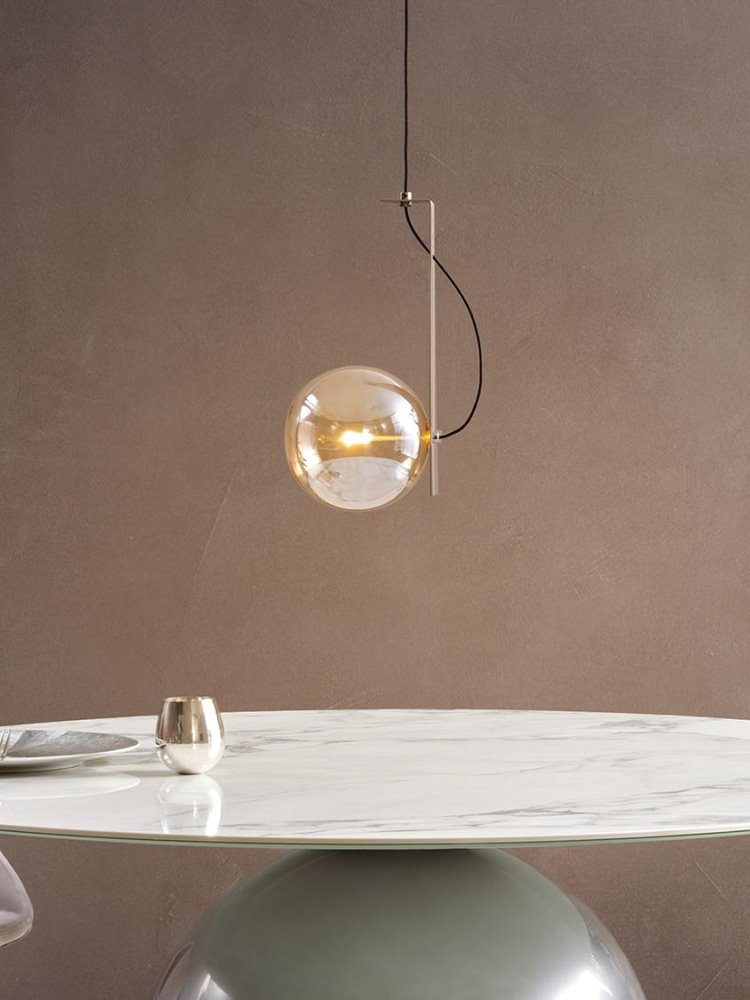 Lampadario a sfera in vetro colorato | Bon Ton di Bonaldo