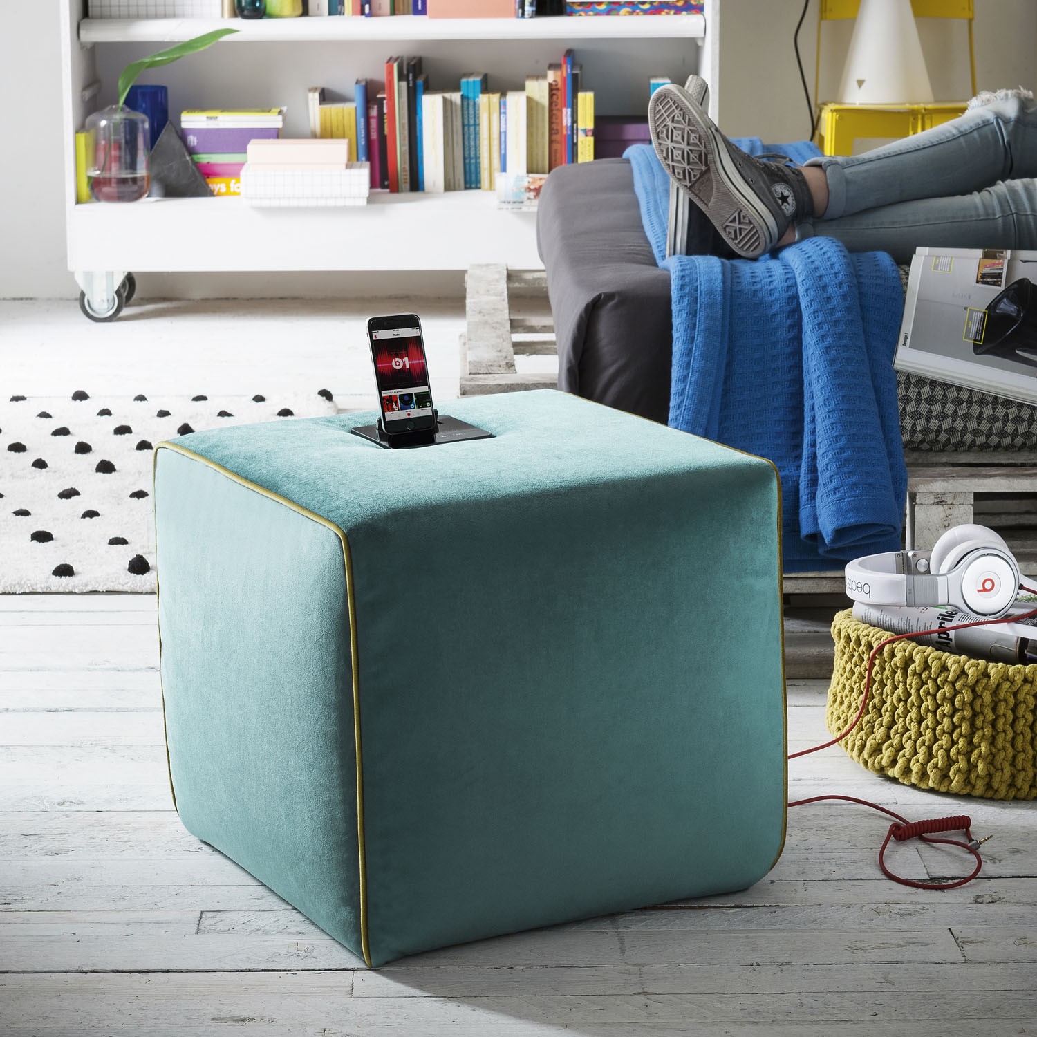 Pouf con audio integrato New York