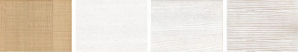 Finiture legno segato e laccato bianco
