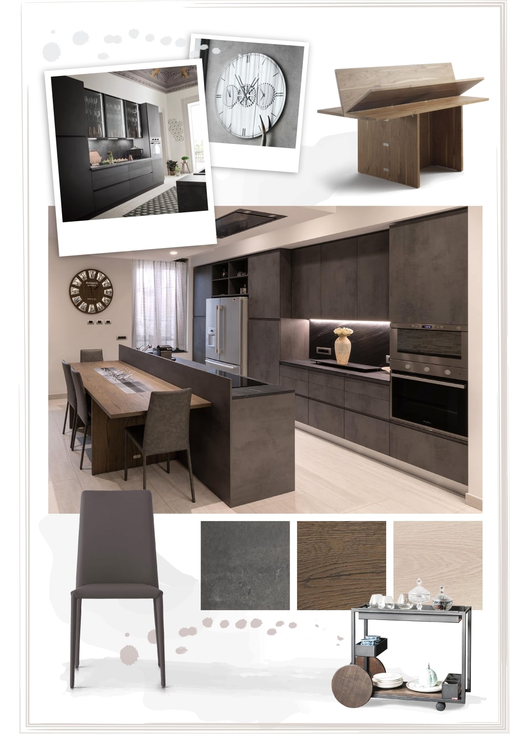 Moodboard cucina moderna