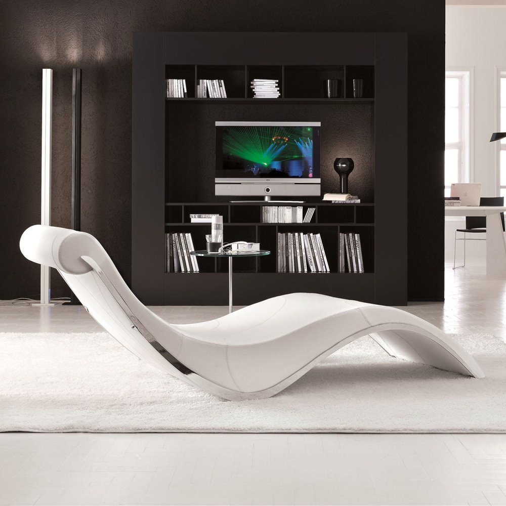 Chaise longue di design curva | Sylvester