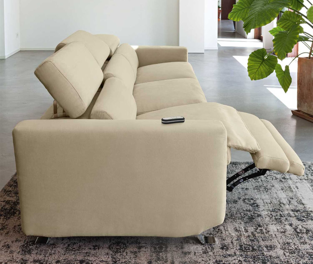 Divano recliner con meccanismo Zero Wall - divano Enea