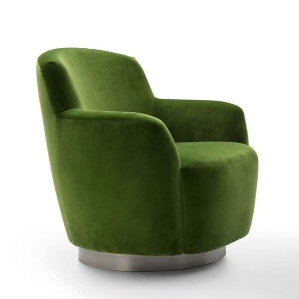 Poltroncina di design verde Yoko