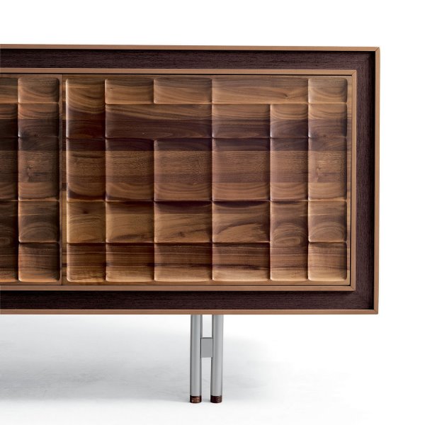 Credenza moderna in legno noce Keita