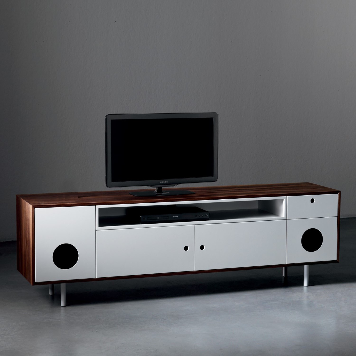 Credenza e porta tv con casse integrate Caixa