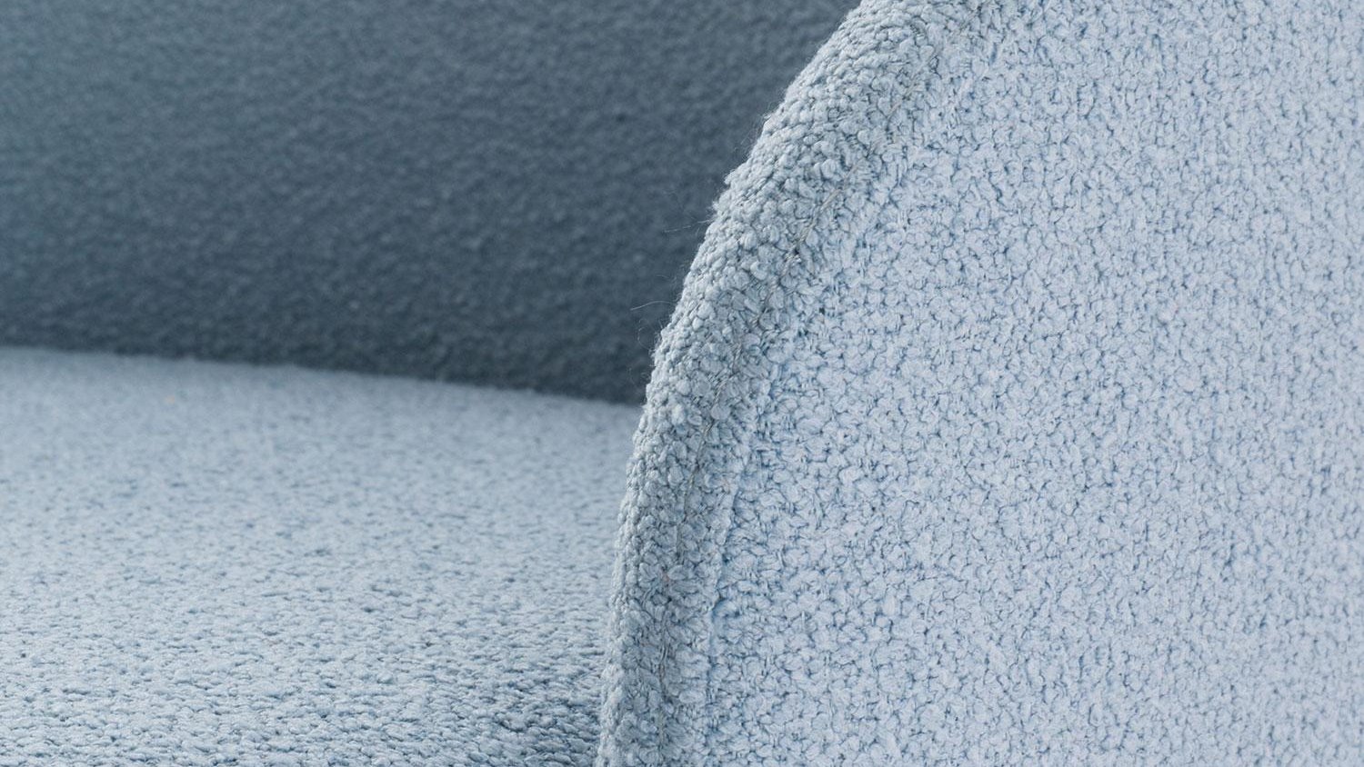 Dettaglio tessuto mini bouclé colorato | Sgabello Just